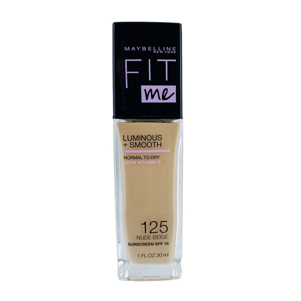 Maybelline Fit Me Luminous & Smooth Foundation | 125 Nude Beige