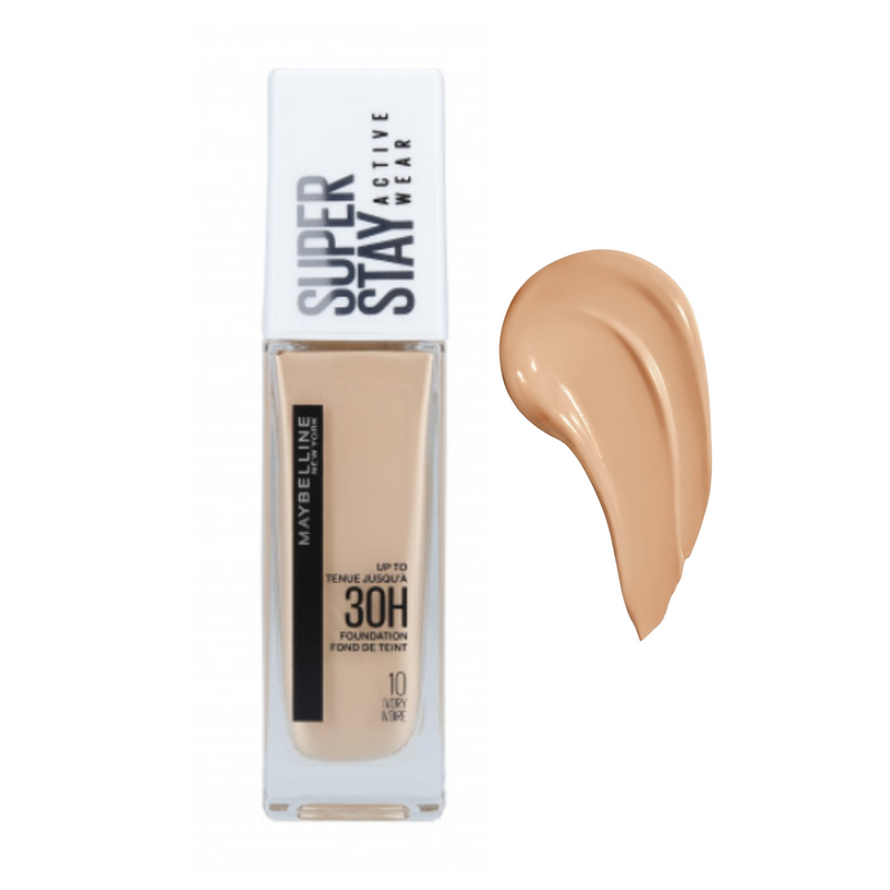 Maybelline Superstay Active Wear Foundation | 10 Ivory